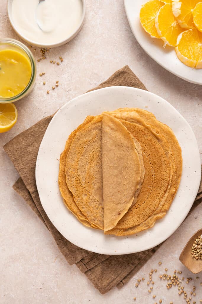 Rezept vegane Crepes glutunfrei